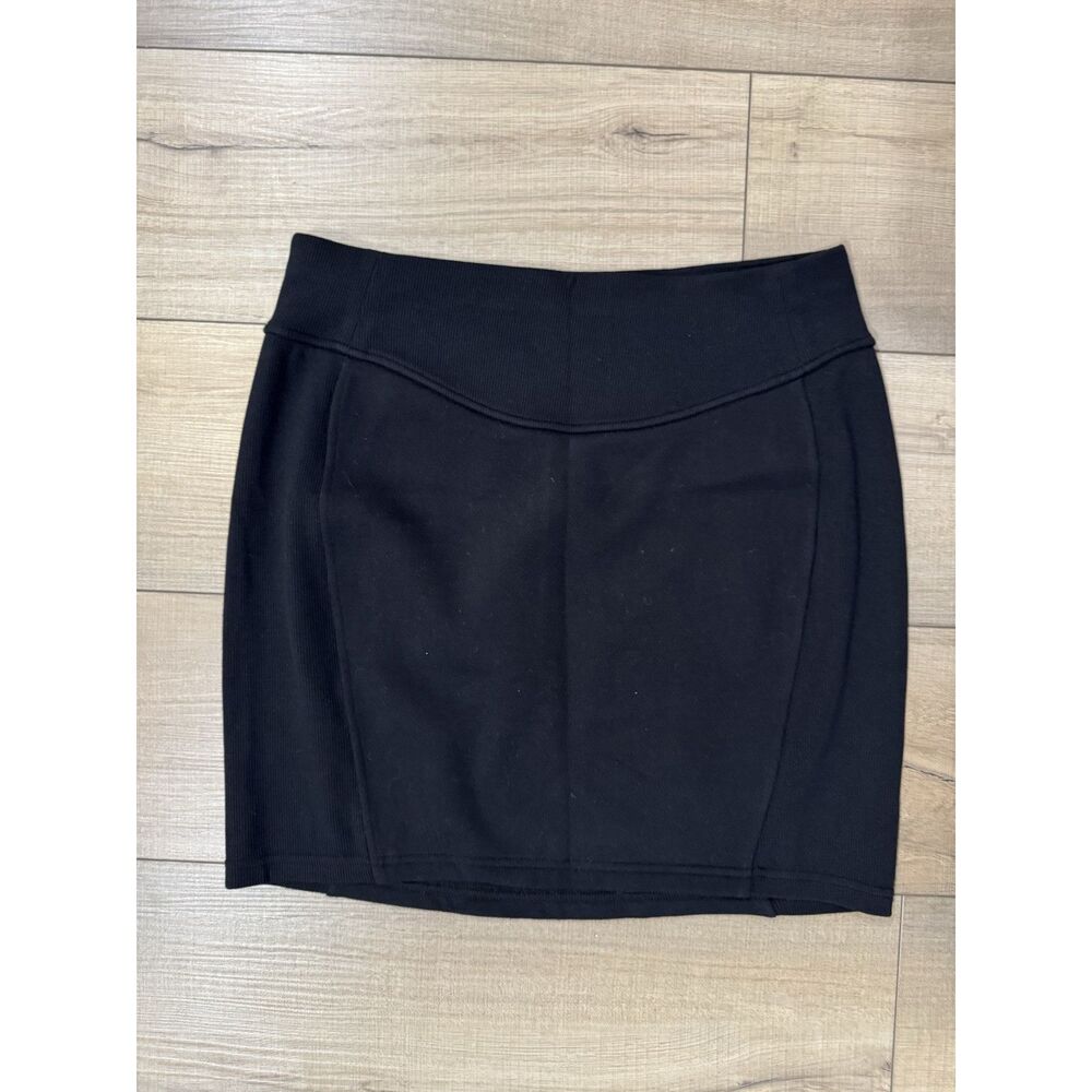 lululemon Scuba High Rise Mini Skirt Black M Medium Women's bodycon Y2K